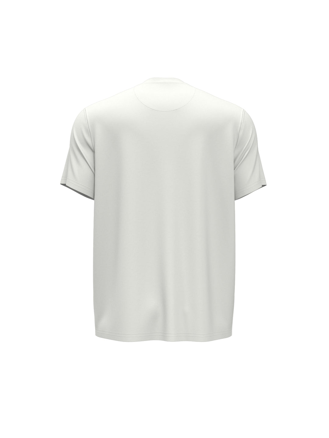 Performance Abstract Color Block Tennis Tee  (Bright White) 