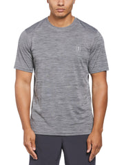 Performance Crew Golf Tee (Grey Heather) 