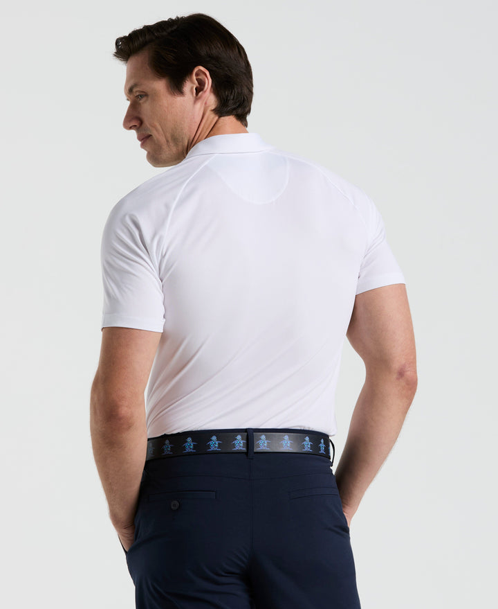 Legacy Gussett Tennis Polo Shirt (Bright White) 