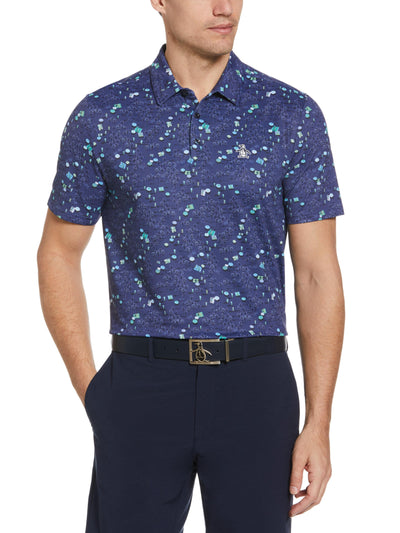 Men's Pete In The Park Print Golf Polo