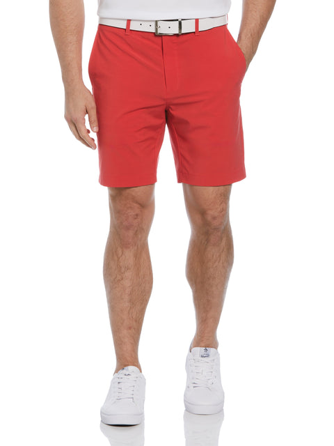 Flat Front Pete Perfomance 8" Golf Shorts (Poinsettia) 