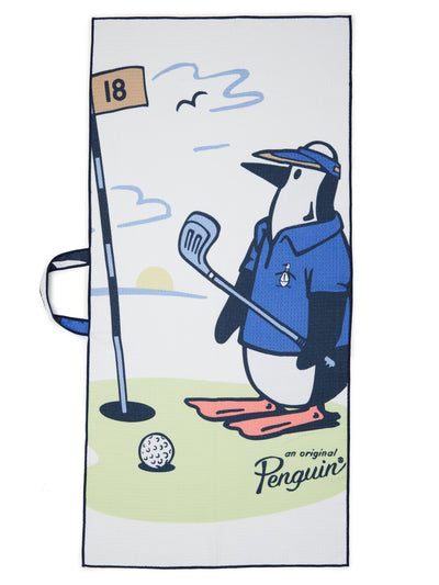 Pete's Birdie Waffle Golf Towel   (Bright White) 