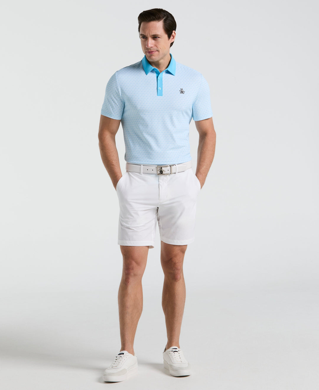 Pete's Tee Time Golf Polo (Blue Grotto) 