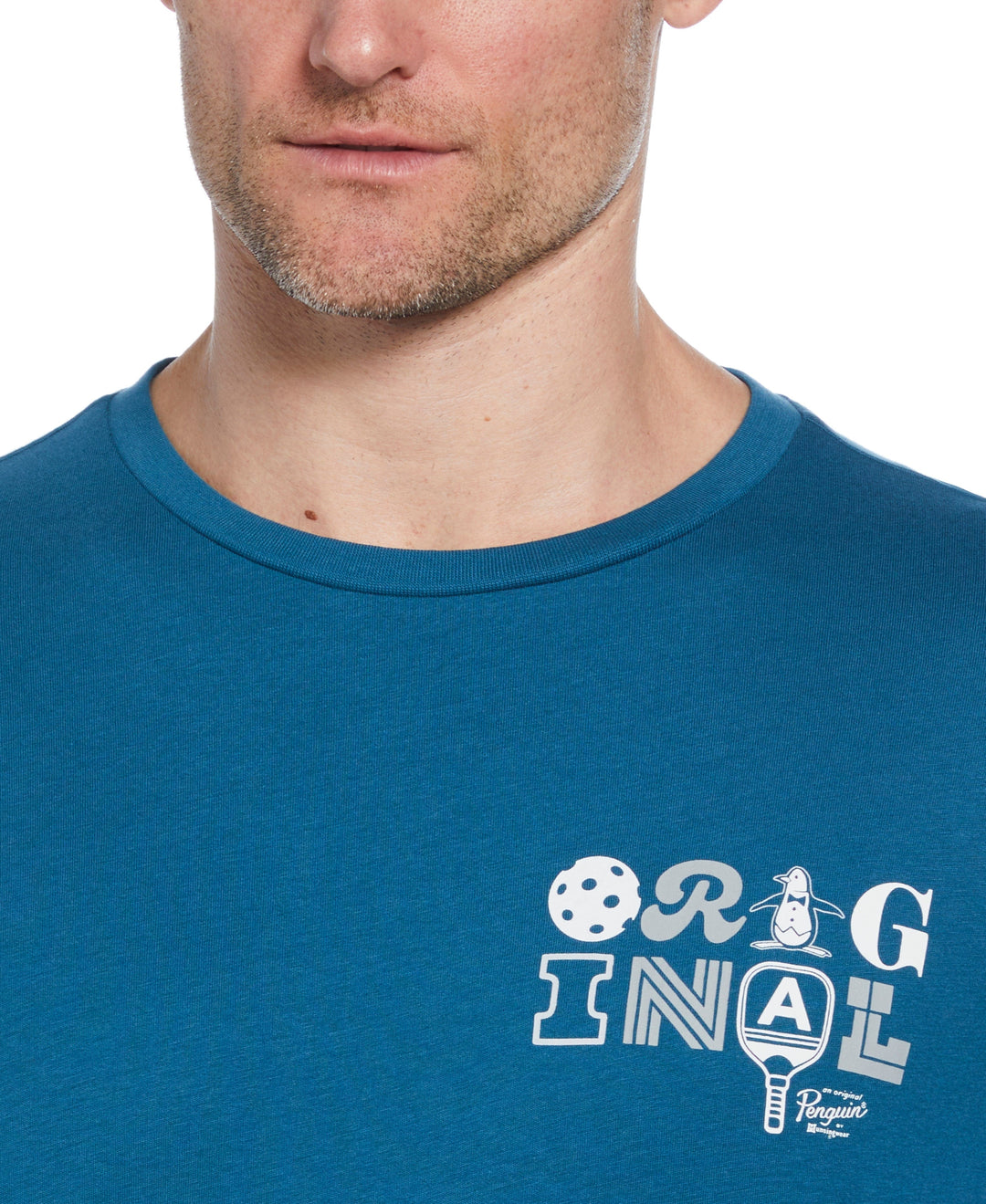 Pickleball Double Graphic Tennis T-Shirt (Corsair) 