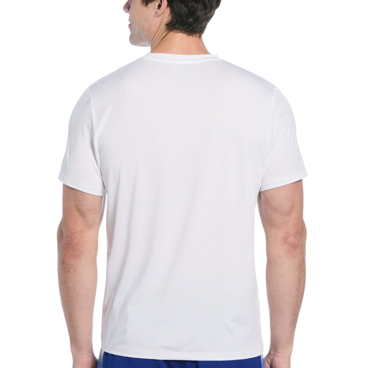 Pinhole Mesh Tennis Tee (Bright White) 
