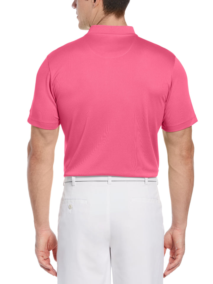 Men's Pique Polo with Casual Collar (Rose Violet)