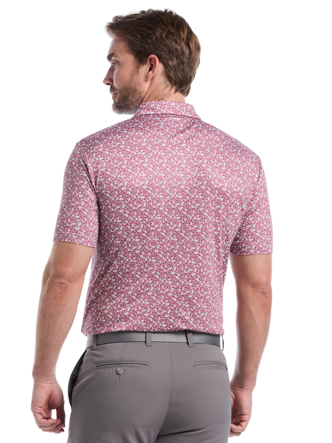 Men's Polaroid Confetti Print Polo