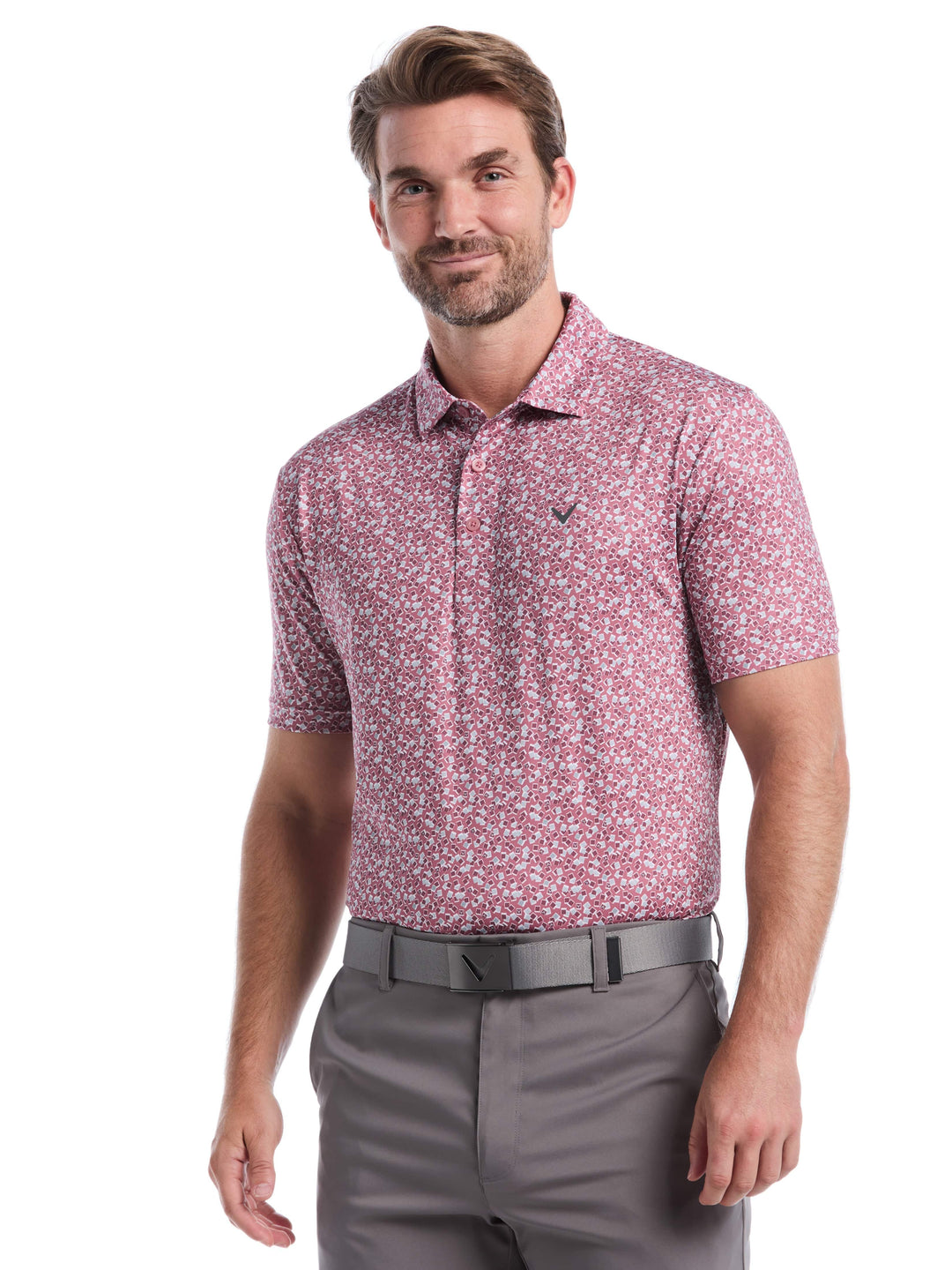 Men's Polaroid Confetti Print Polo