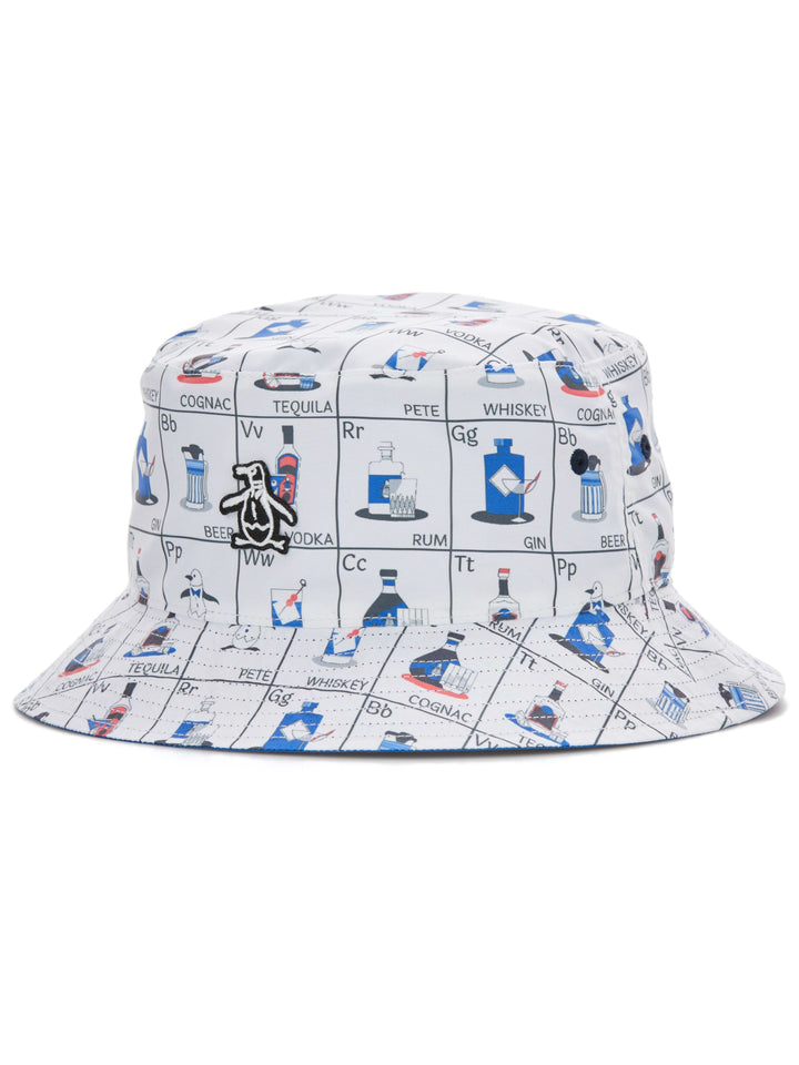 Pop Fest Reversible Golf Bucket Hat (Bright White) 