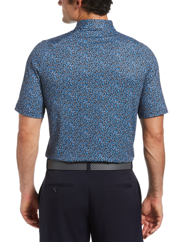 Men's Printed Marled Golf Polo