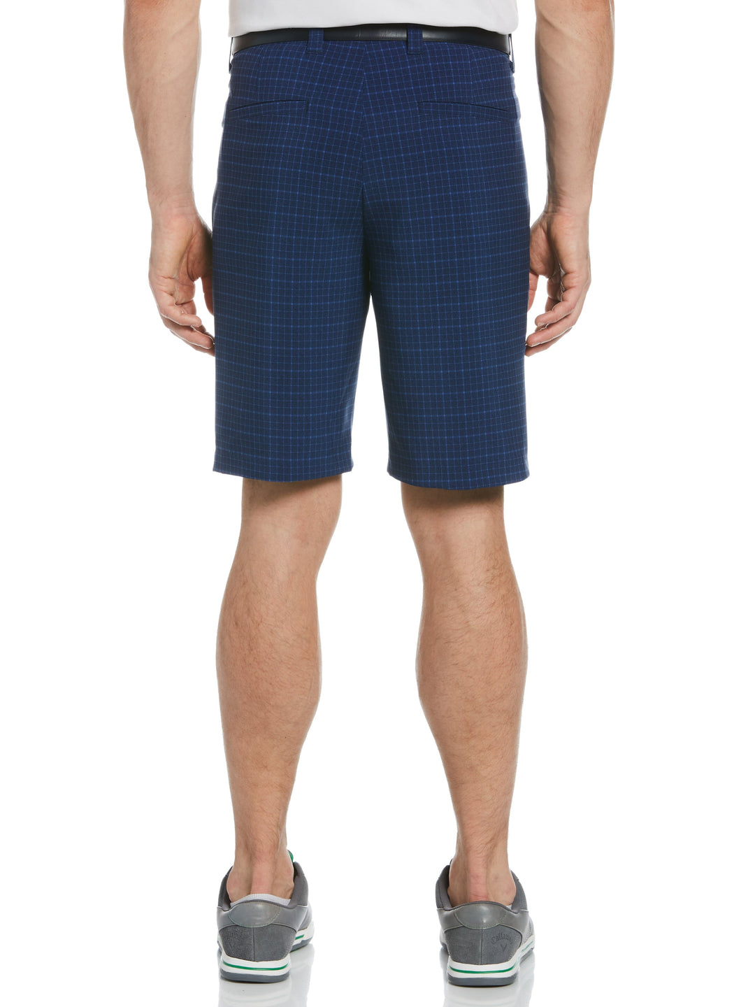 Mens Printed Plaid Short (Peacoat) 
