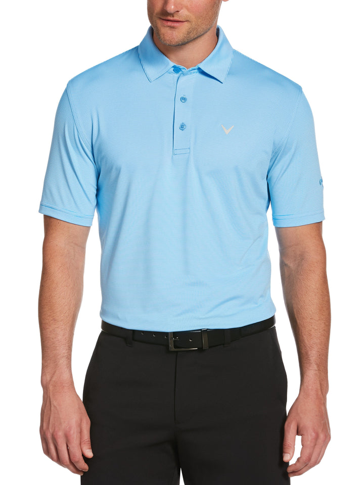 Men's Pro Spin Fine Line Stripe Golf Polo