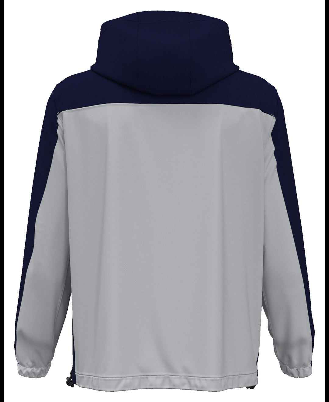 1/4 Zip Color Block Golf Windbreaker Jacket (Black Iris/Pearl Bl) 