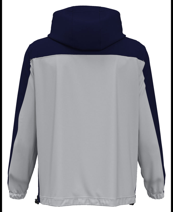 1/4 Zip Color Block Golf Windbreaker Jacket (Black Iris/Pearl Bl) 