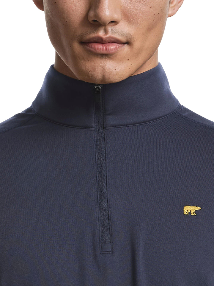 Men's Quarter Zip Fleece Golf Pullover
