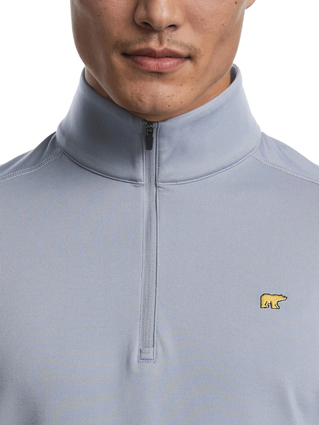 Men's Quarter Zip Fleece Golf Pullover