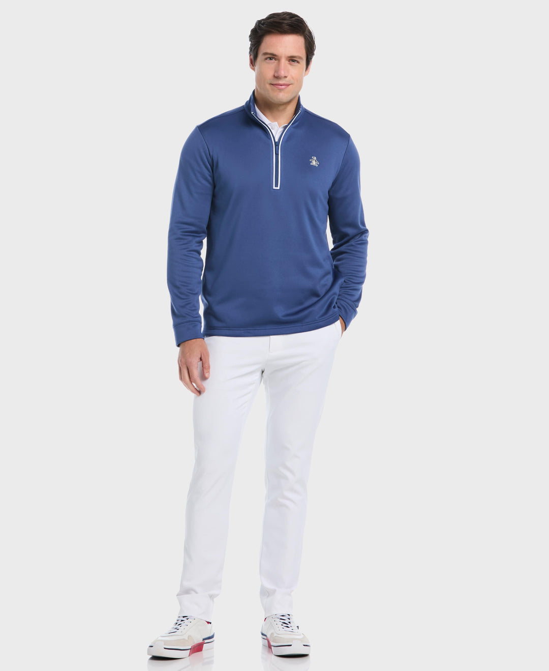1/4 Zip Golf Pullover (True Navy) 