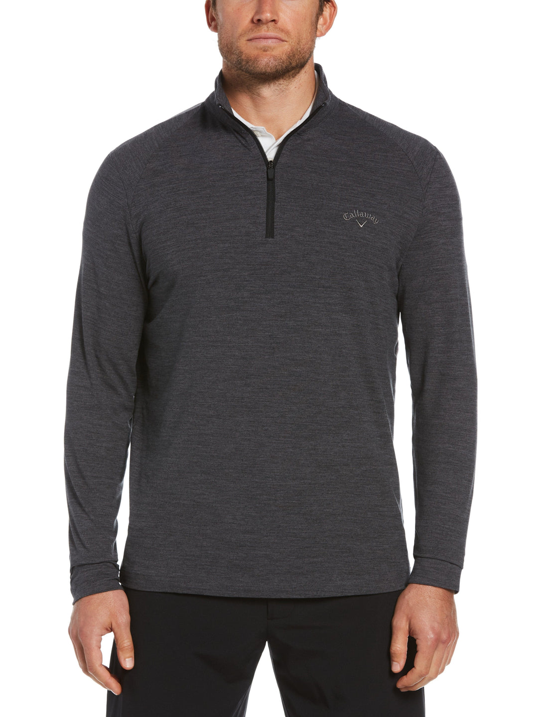 Men's Quarter Zip Printed Pullover