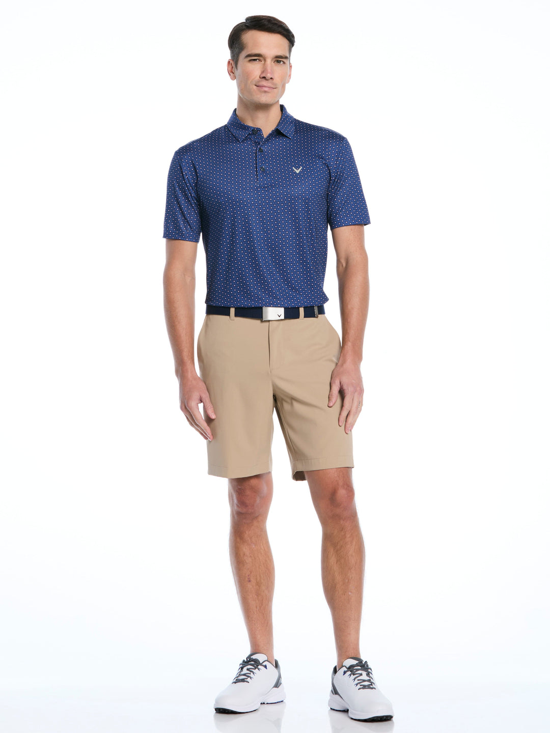 Men's Regimental V-Day Print Polo