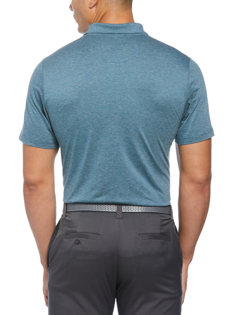 Men's Short Sleeve Fine Line Eco Polo With Pocket