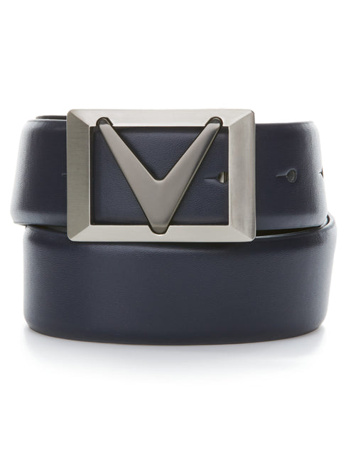 Signature Chevron Belt (Peacoat) 