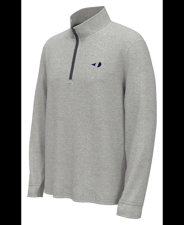 Solar 1/4 Zip Tennis Shirt (Light Grey Htr) 