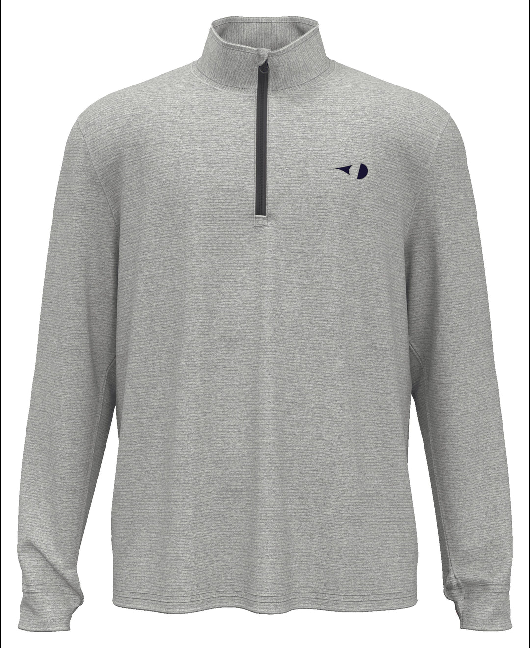 Solar 1/4 Zip Tennis Shirt (Light Grey Htr) 
