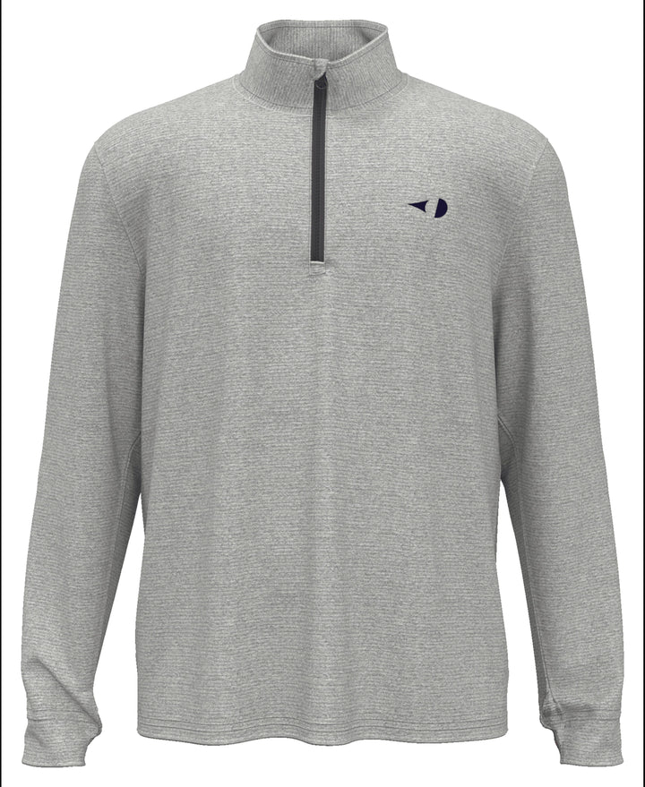 Solar 1/4 Zip Tennis Shirt (Light Grey Htr) 