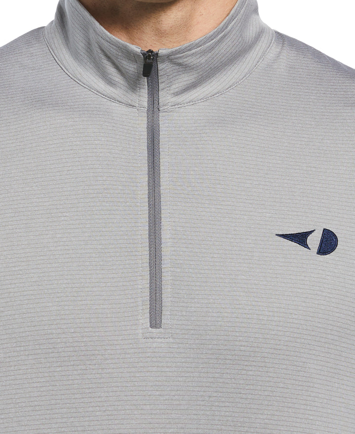 Solar 1/4 Zip Tennis Shirt (Light Grey Htr) 