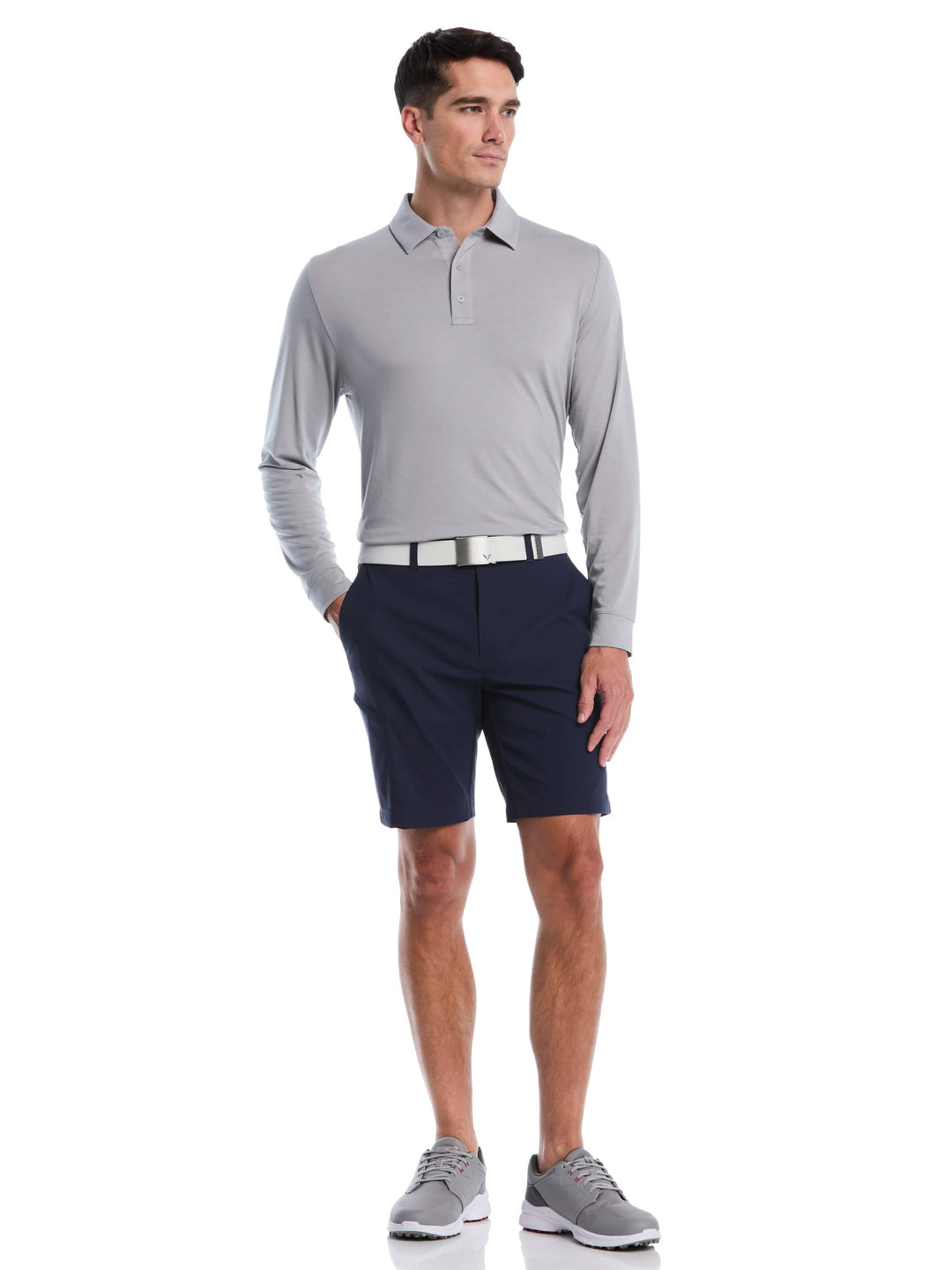 Men's Solid Golf Shorts | 9" Inseam