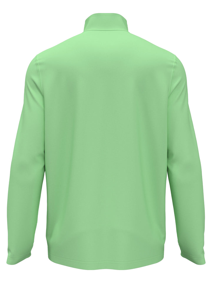 Men's Solid Sun Protection Quarter Zip Golf Pullover
