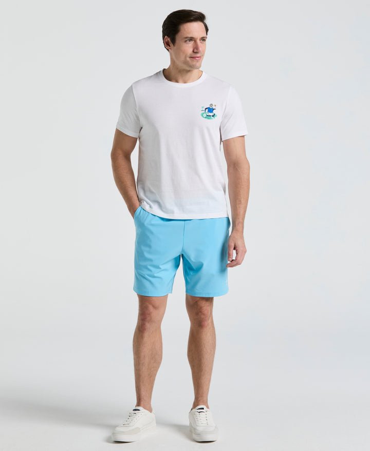 Men's Solid Tennis Shorts | 8" Inseam