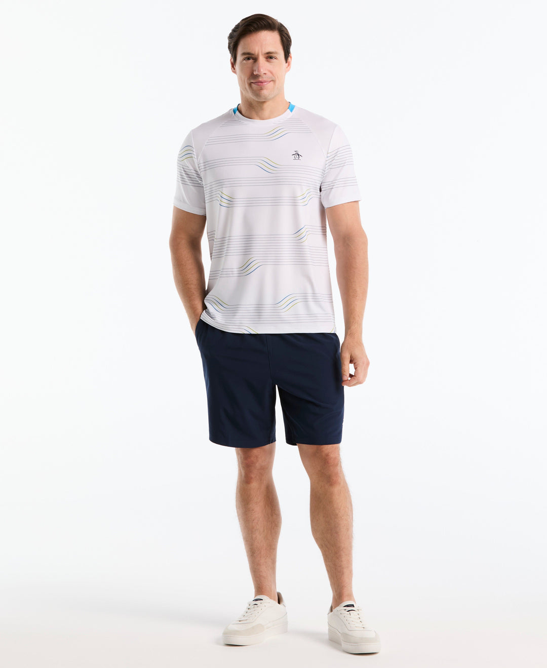 Men's Solid Tennis Shorts | 8" Inseam