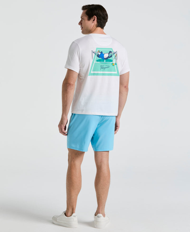 Men's Solid Tennis Shorts | 8" Inseam