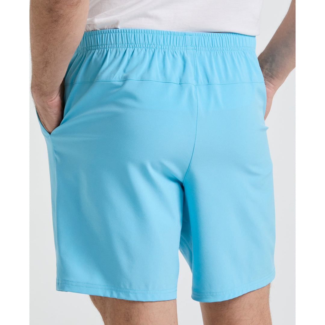 Men's Solid Tennis Shorts | 8" Inseam