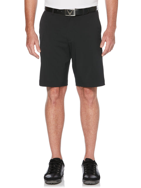 Men's Stretch Solid Golf Short with Active Waistband