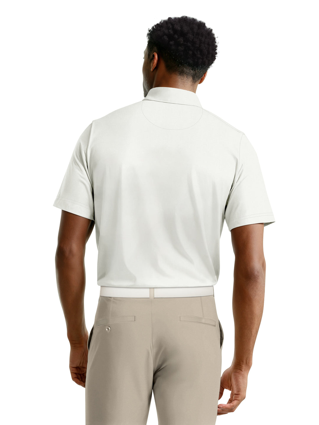 Men's Striped Polo