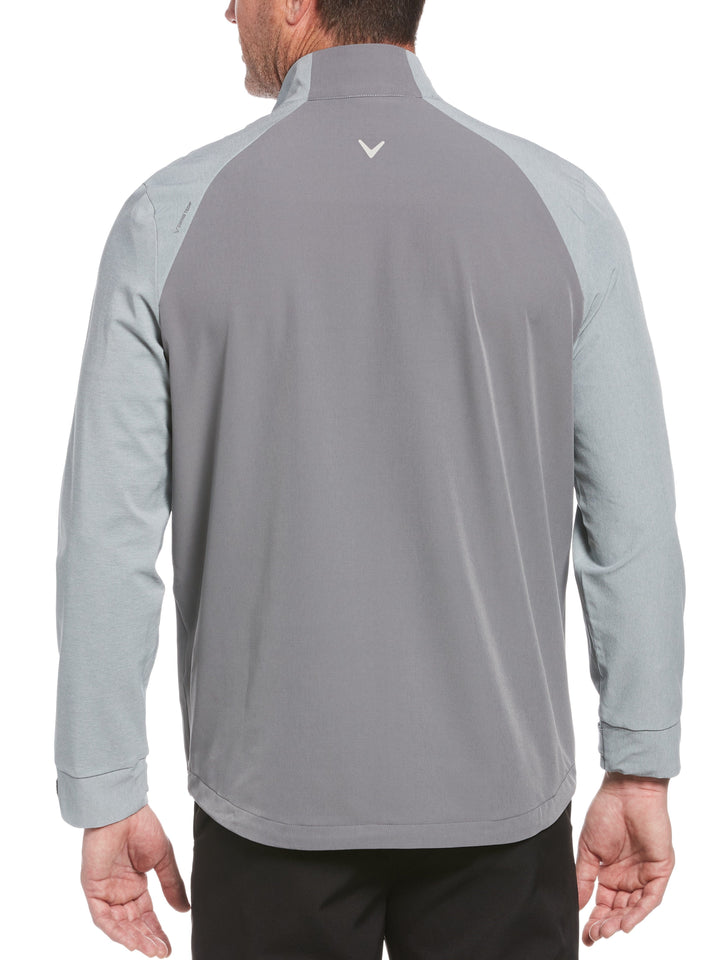 Men's Swing Tech™ Blocked Quarter Zip Golf Windbreaker