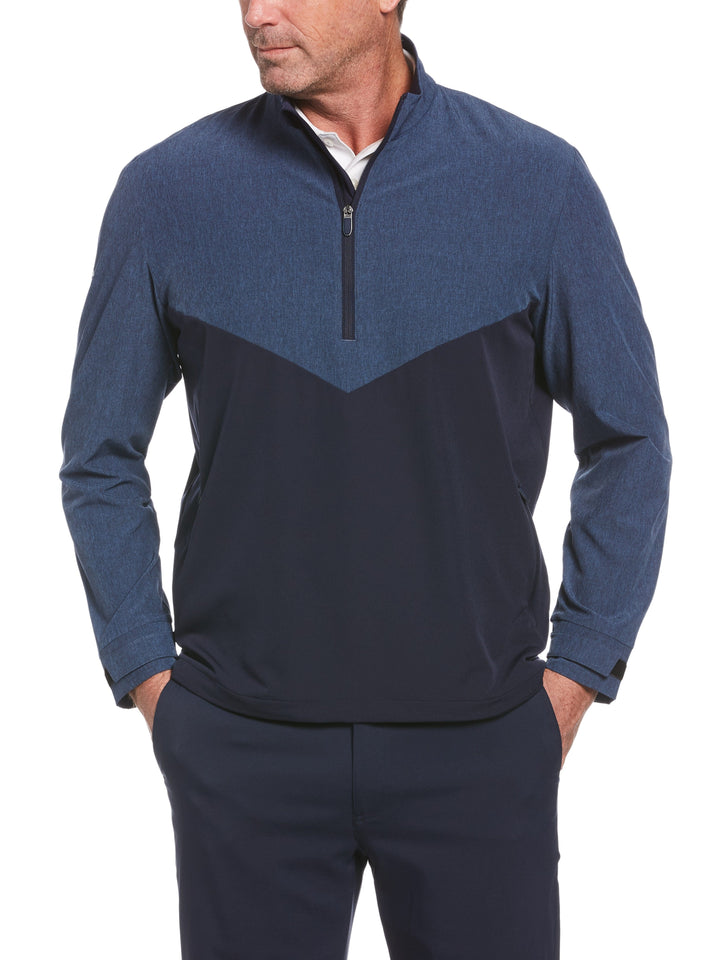 Men's Swing Tech™ Blocked Quarter Zip Golf Windbreaker