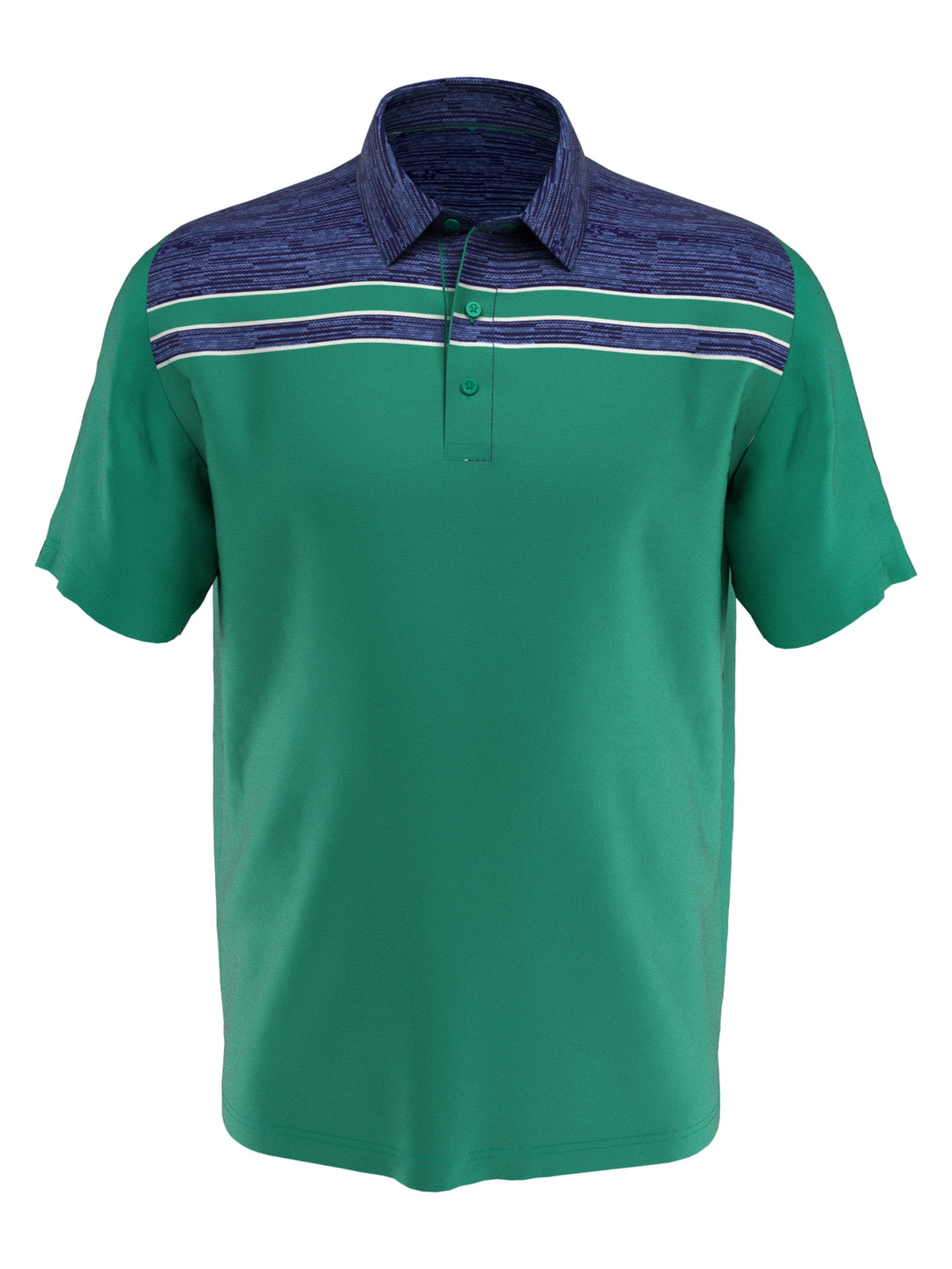 Men's Swing Tech™ Engineered Chevron Print Jacquard Polo