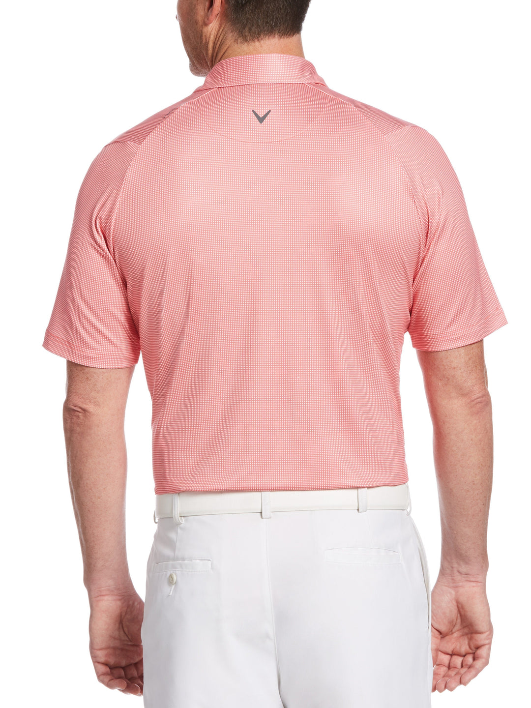 Men's Swing Tech™ Printed Gingham Golf Polo