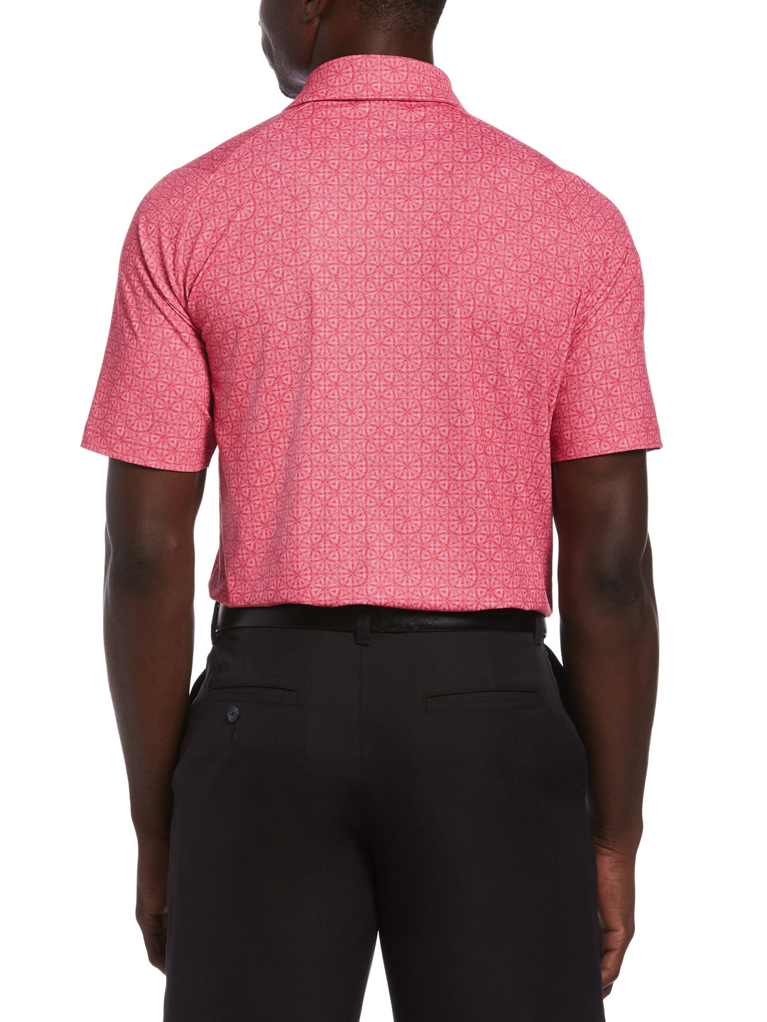 Men's Swing Tech™ Stitched Chevron Geo Print Golf Polo