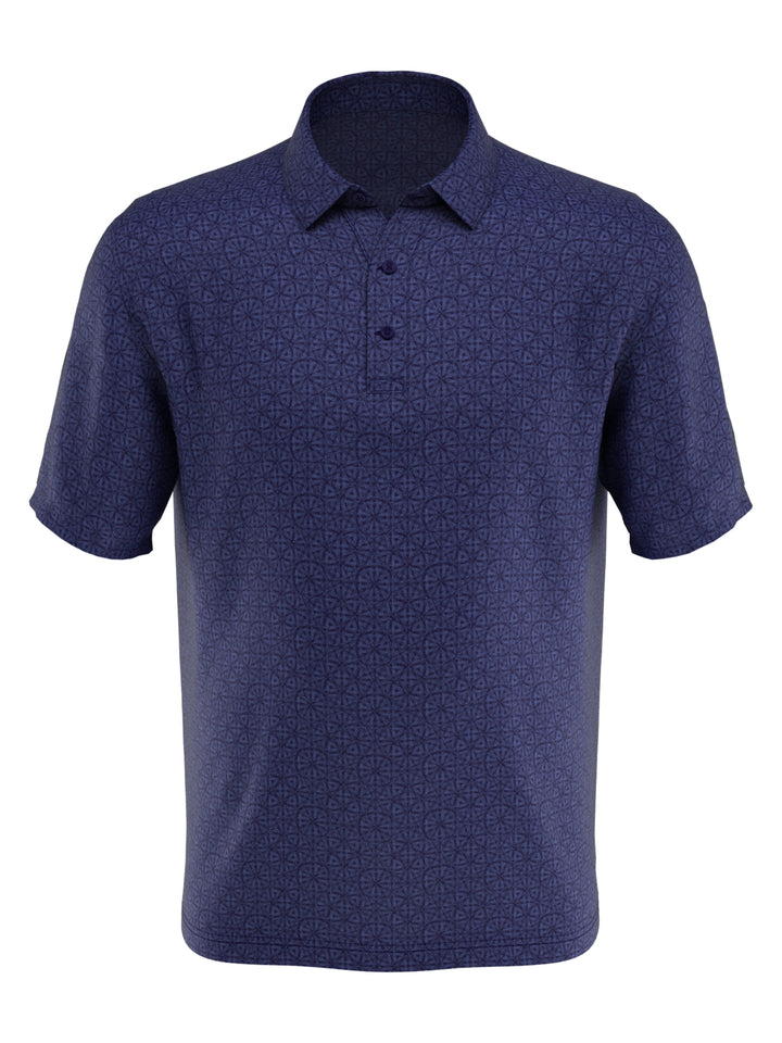 Men's Swing Tech™ Stitched Chevron Geo Print Polo