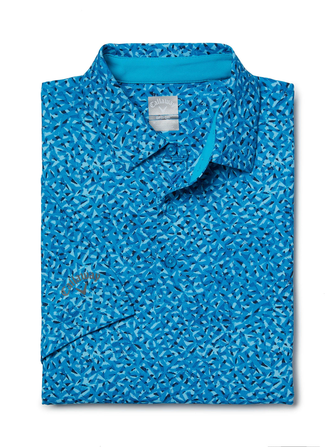 Men's Swing Tech Ventilated Layered Print Golf Polo