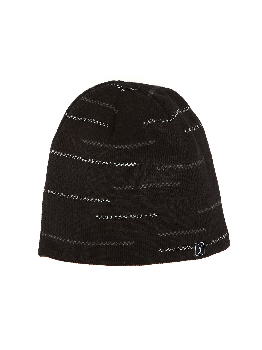 T Reflective Beanie Hat (Caviar) 