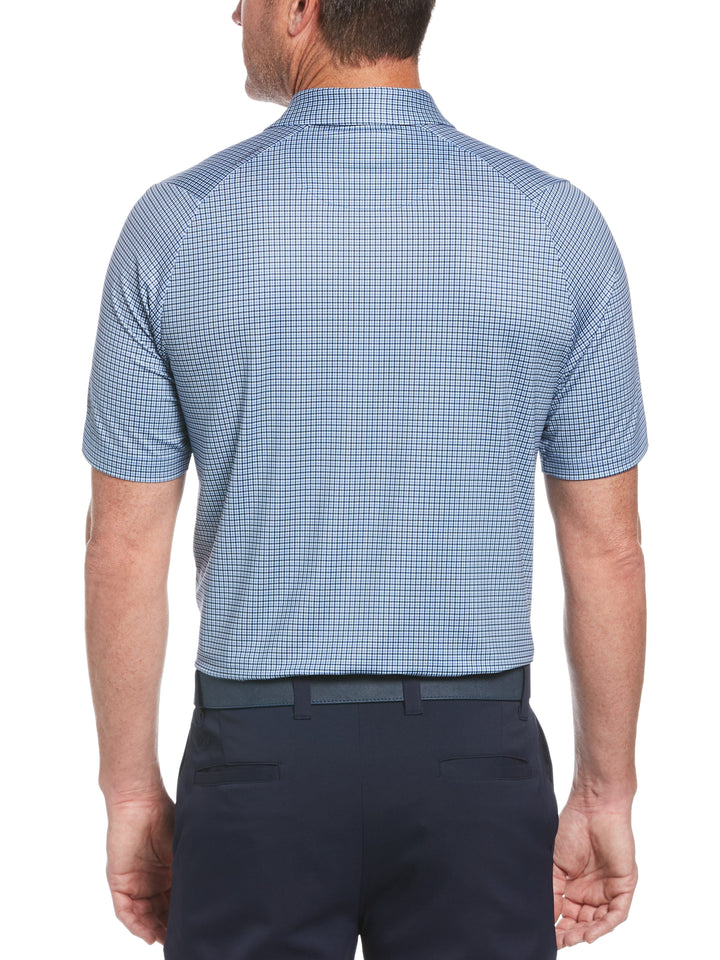 Mens Tattersall Printed Polo (Moody) 