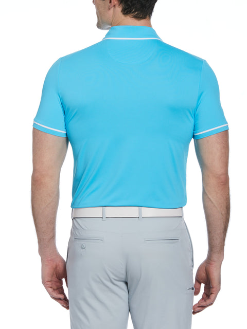 Technical Earl Short Sleeve Golf Polo Shirt (Blue Atoll) 