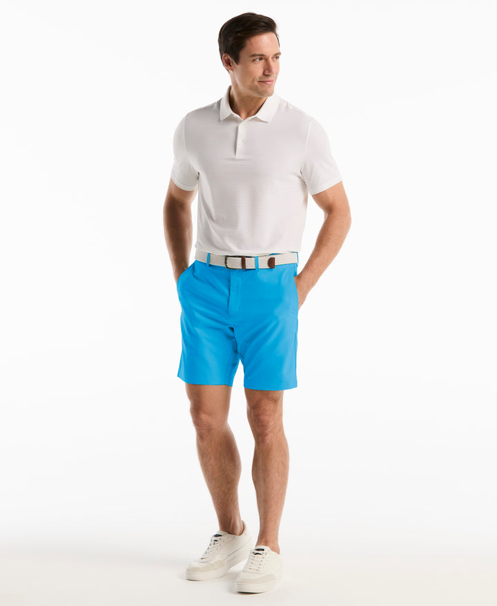 8" Technical Flat Front Golf Short (Malibu Blue) 
