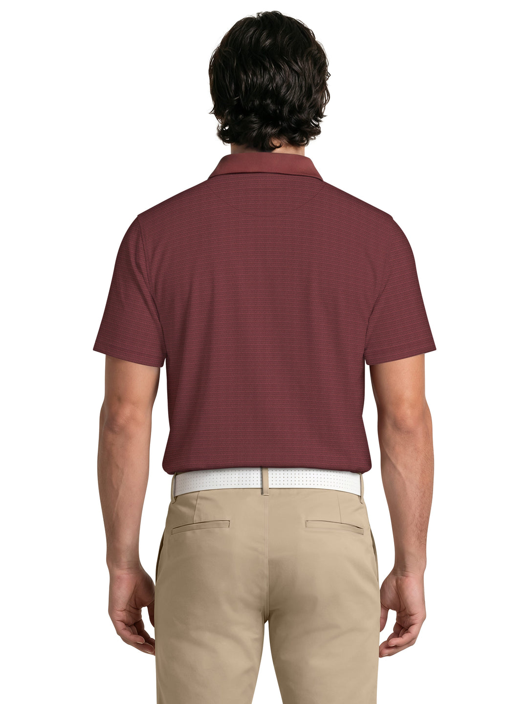 Men's Tee Novelty Block Printed Polo