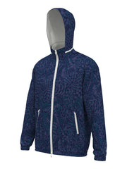 Men's Tennis Full Zip Ventilated Printed Windjacket